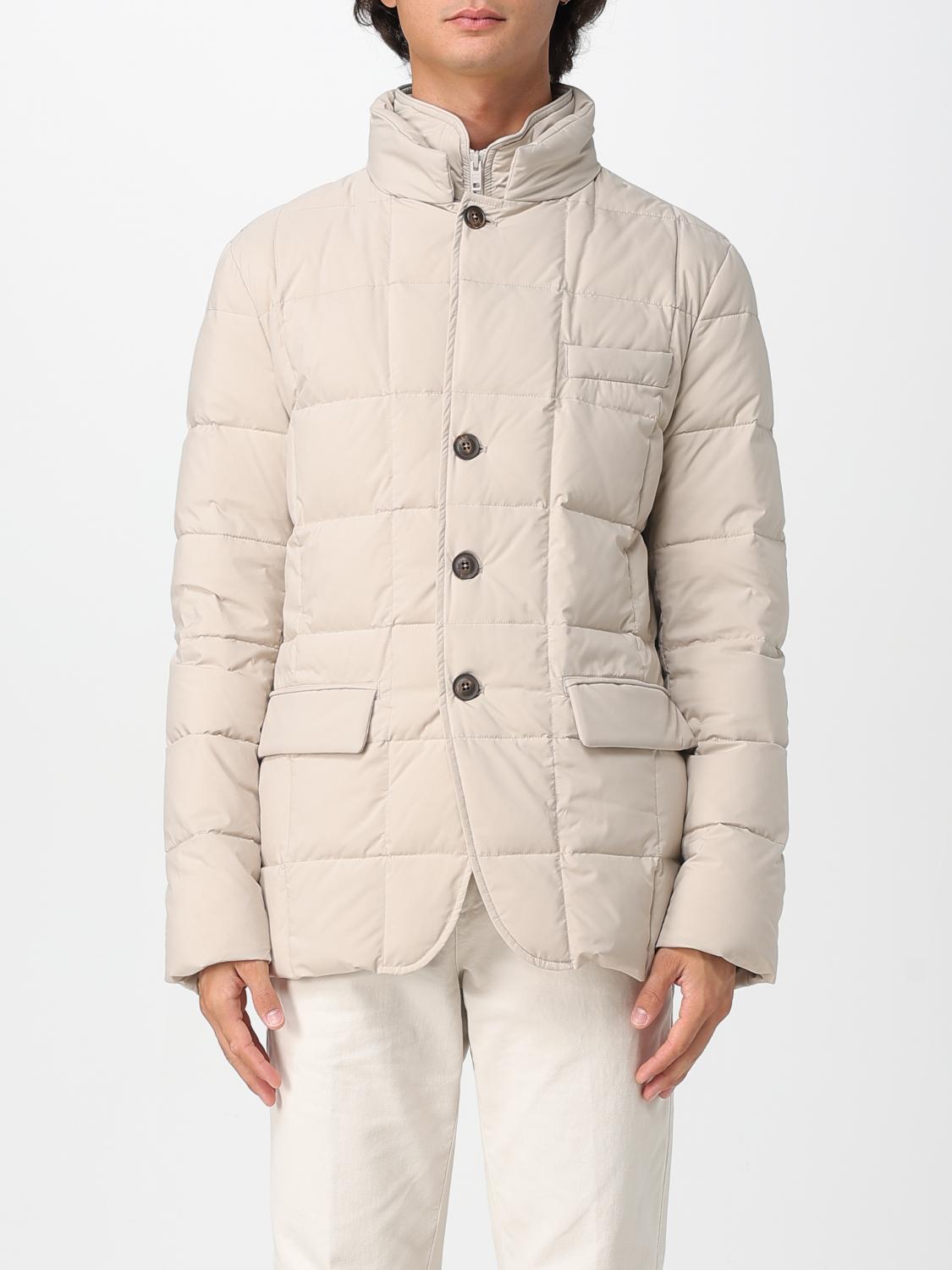 Fay Jacket Men Color Beige In White