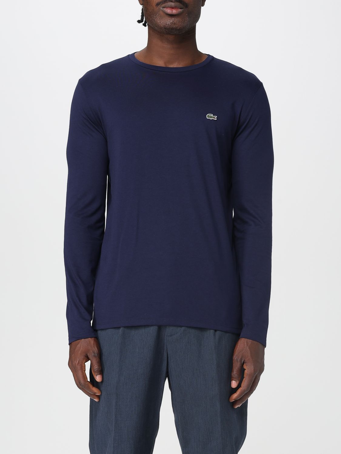 Lacoste T-shirt Men Color Blue In Blue