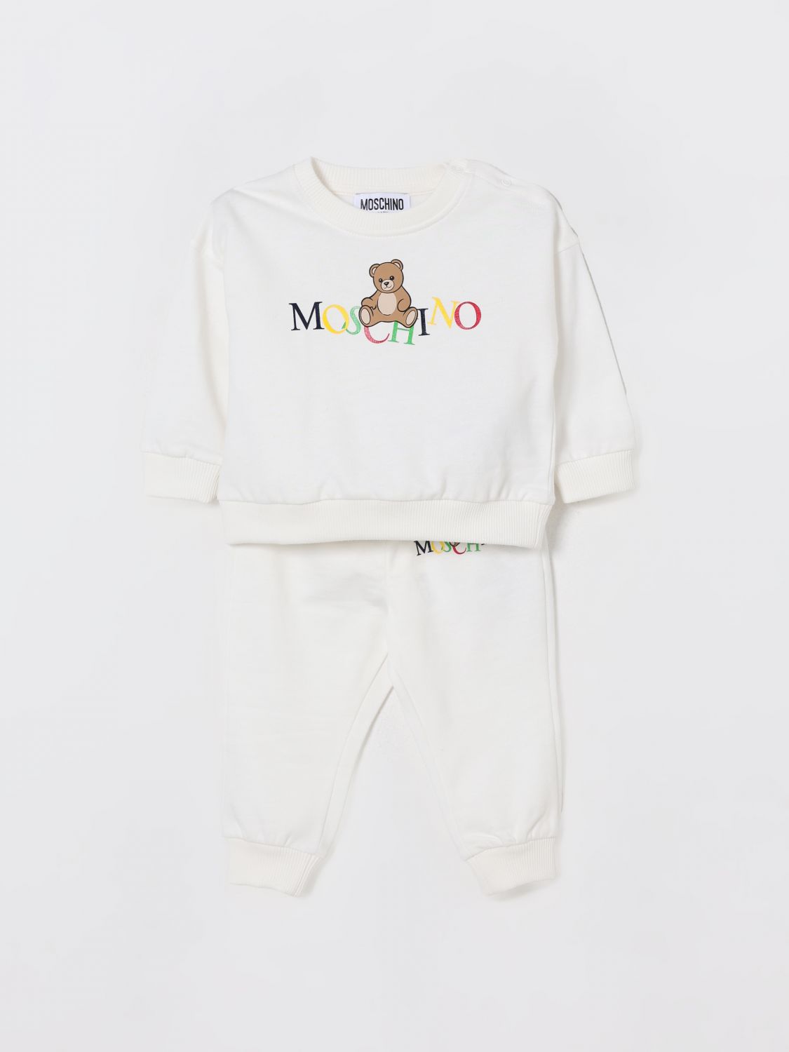 Moschino Jumpsuit Kids Color Blue In White