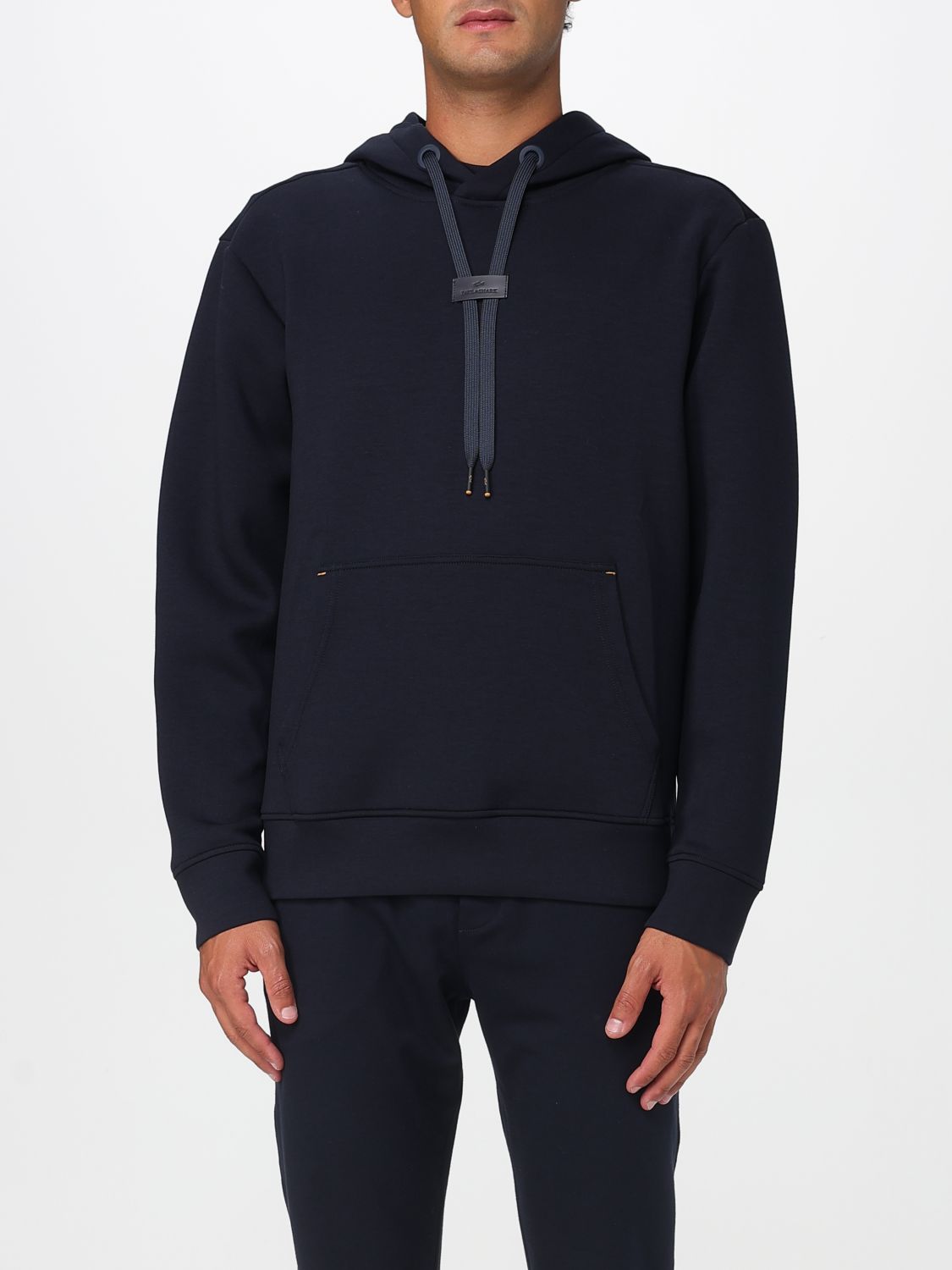 Paul & Shark Drawstring Hooded Sweatshirt In Blue