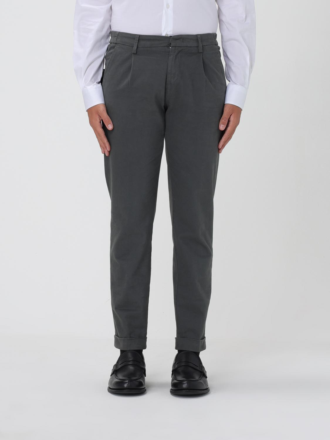 Fay Pants Men Color Grey In Gray