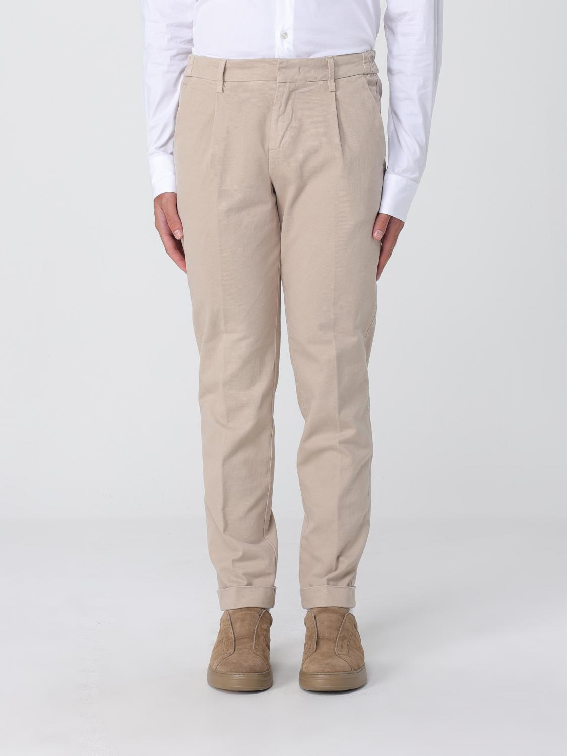 Fay Pants Men Color Sand In White