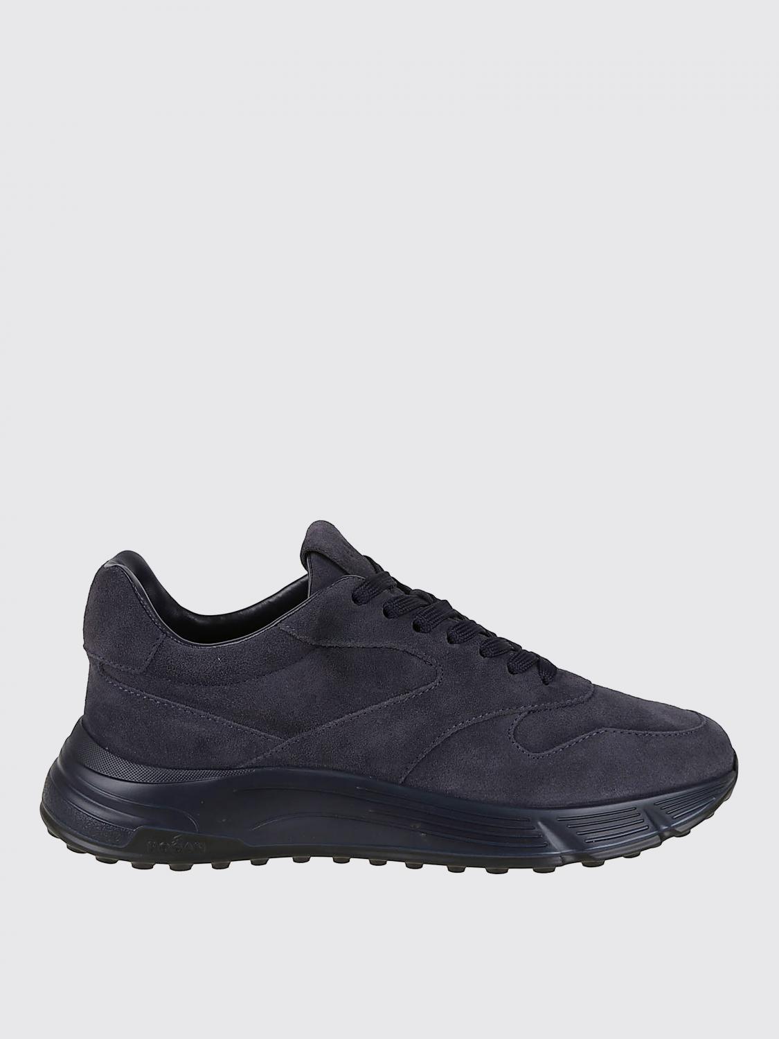 Hogan Suede Upper Hyperlight Sneakers In Blue