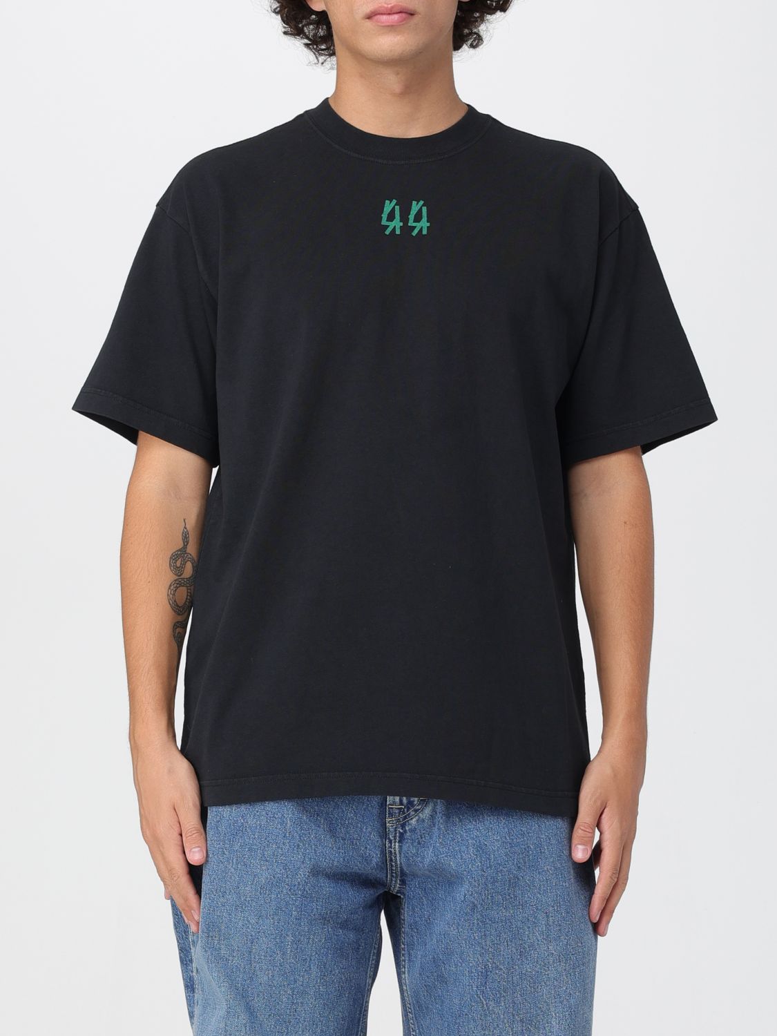 44 Label Group Xenomorph Graphic Tee In Black