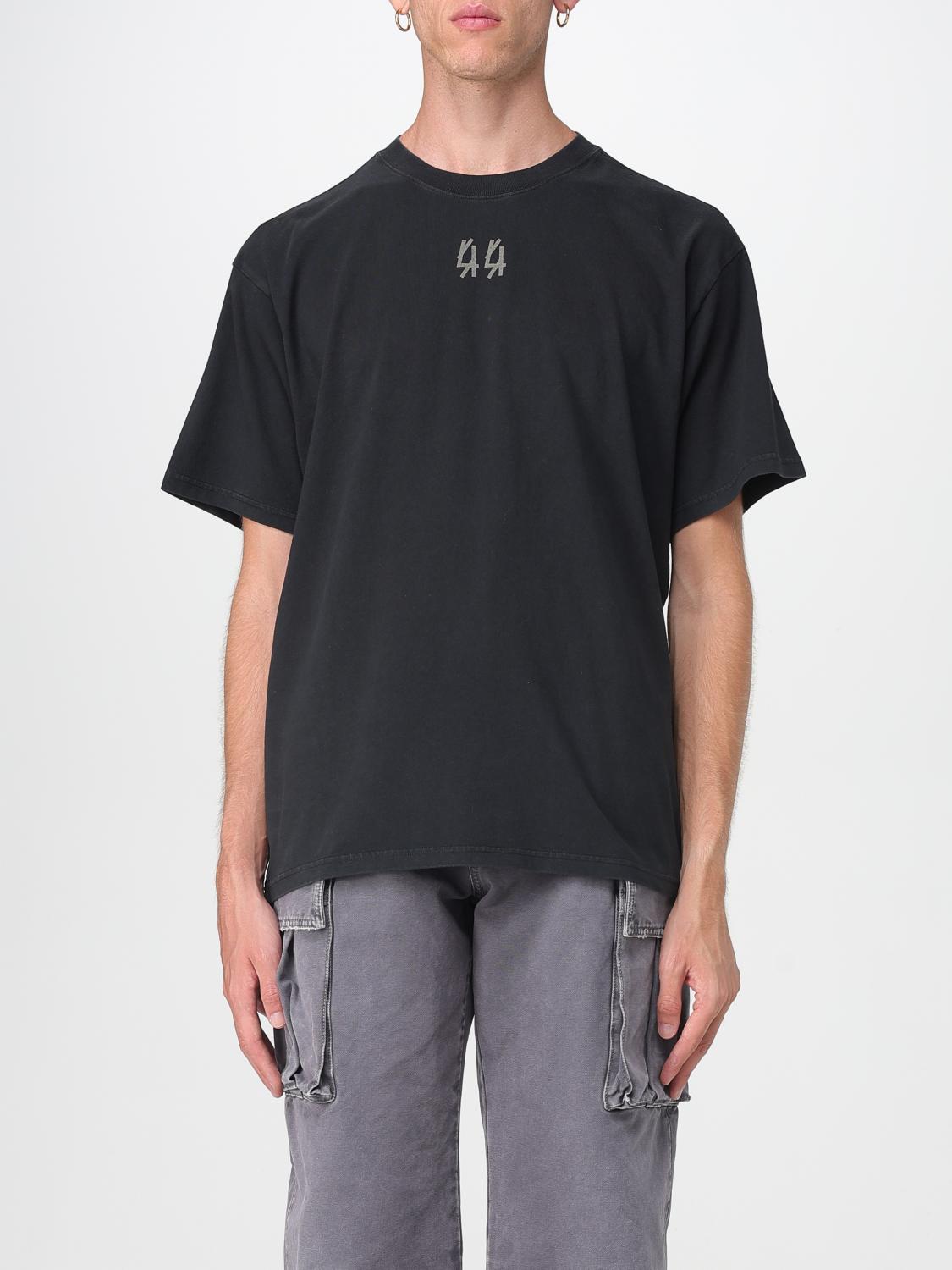 44 Label Group T-shirt  Men Color Black In Black