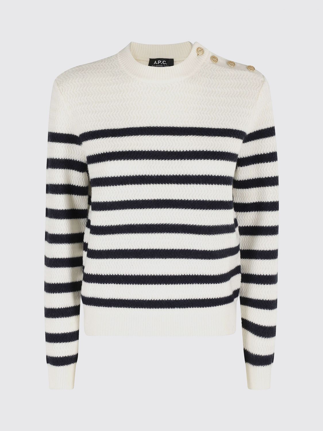 Apc Sweater A. P.c. Woman Color Ecru In White