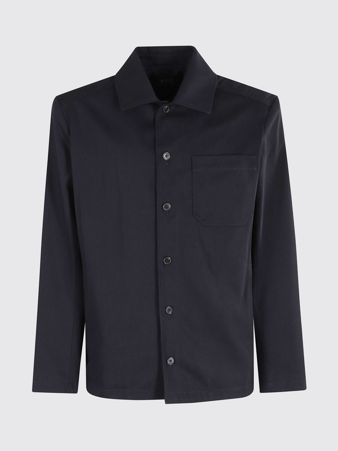 Apc Jacket A. P.c. Men Color Marine In Blue