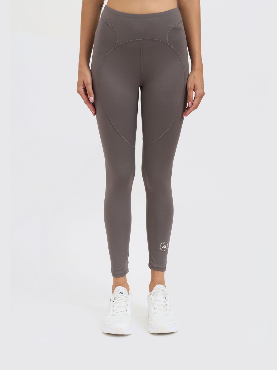Adidas By Stella Mccartney Adidas By Stella Mc Cartney Logo Leggings In Gray