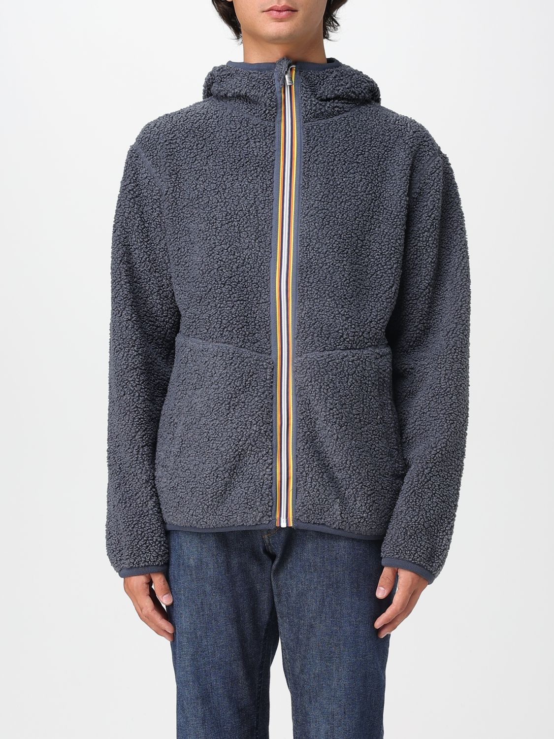 K-way Jacket  Men Color Navy In Blue