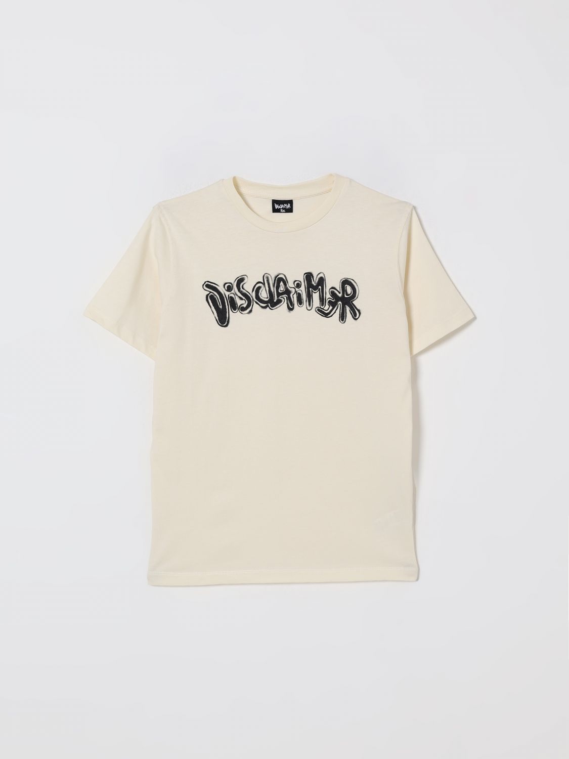 Disclaimer T-shirt  Kids Color Cream In White