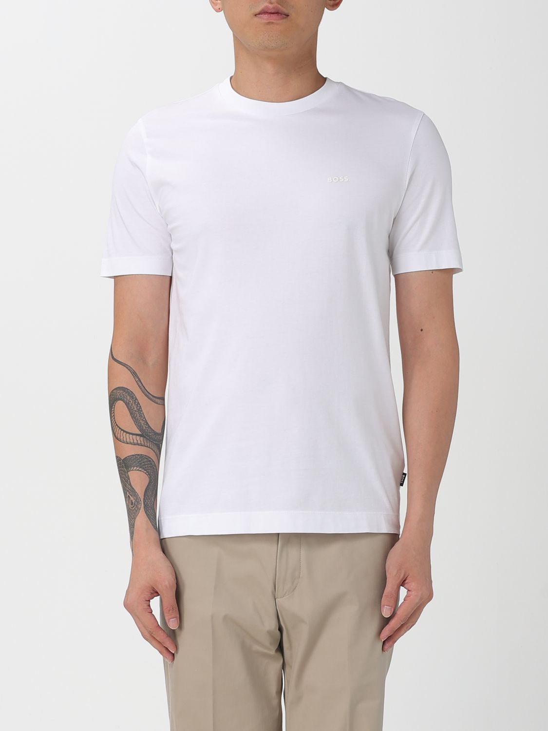 Hugo Boss T-shirt Boss Men Color White 1 In White