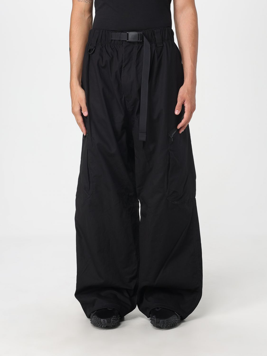 Y-3 Black Ut Twill Cargo Pants In Black