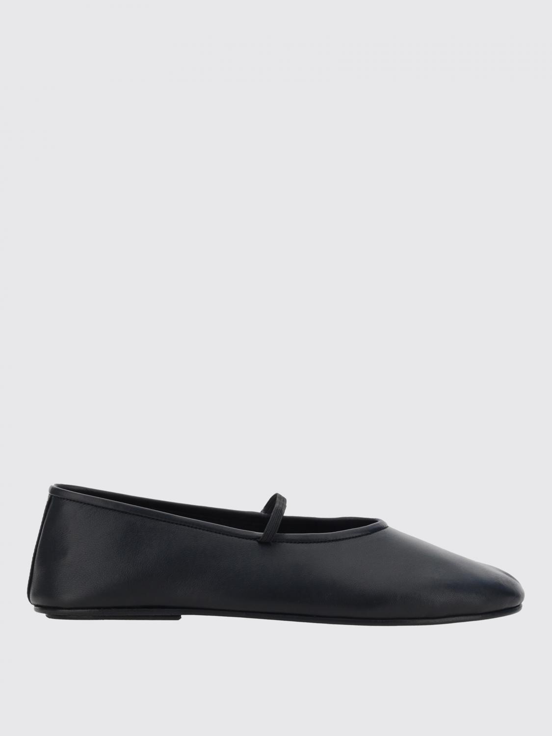 The Row Ballet Flats  Woman Color Black In Animal Print