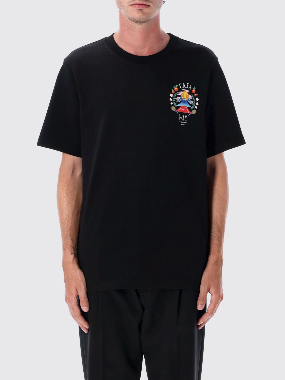 Casablanca Casa Way Mountain Tshirt In Black