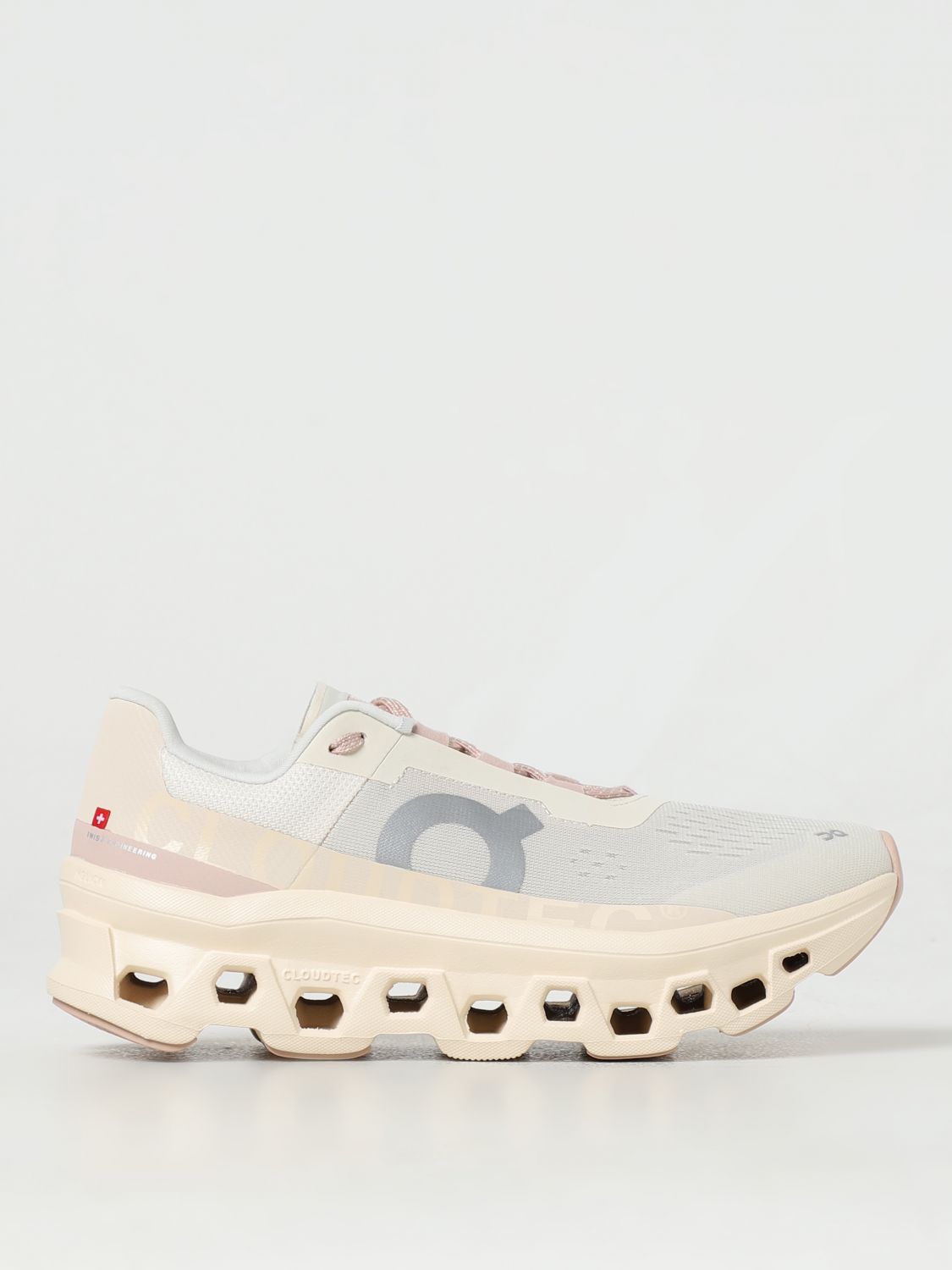 On Running Cloudmonster Lace-up Sneakers In Neutral
