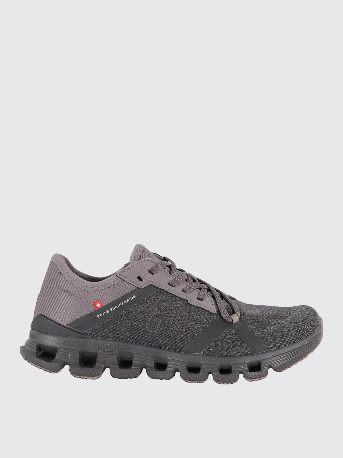 On Running Cloud X 4 Sneakers With Ultralight Rubber Sole And Technical Fabric Upper In Brown