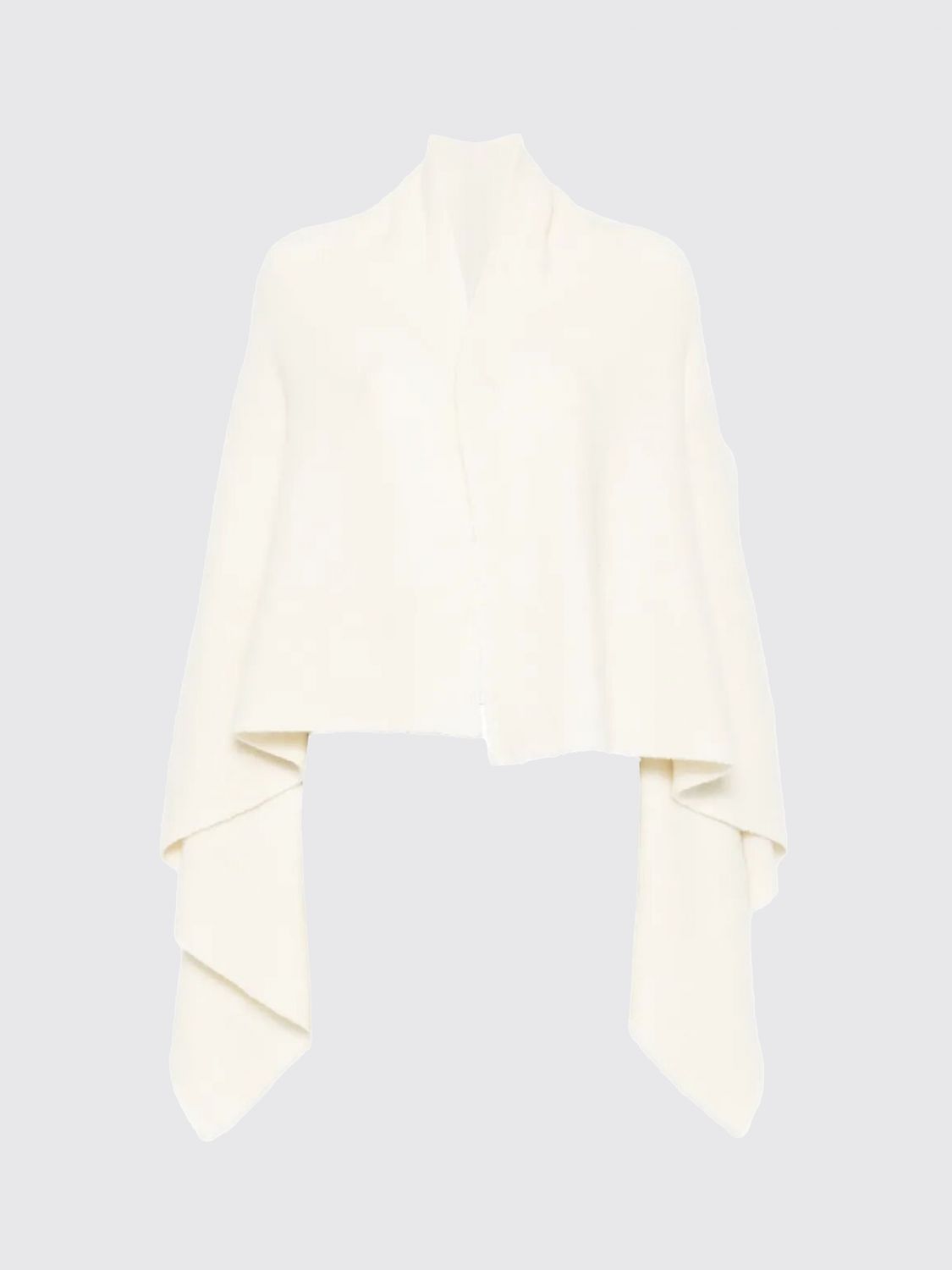Rick Owens Knit Hooded Medium Wrap Cardigan