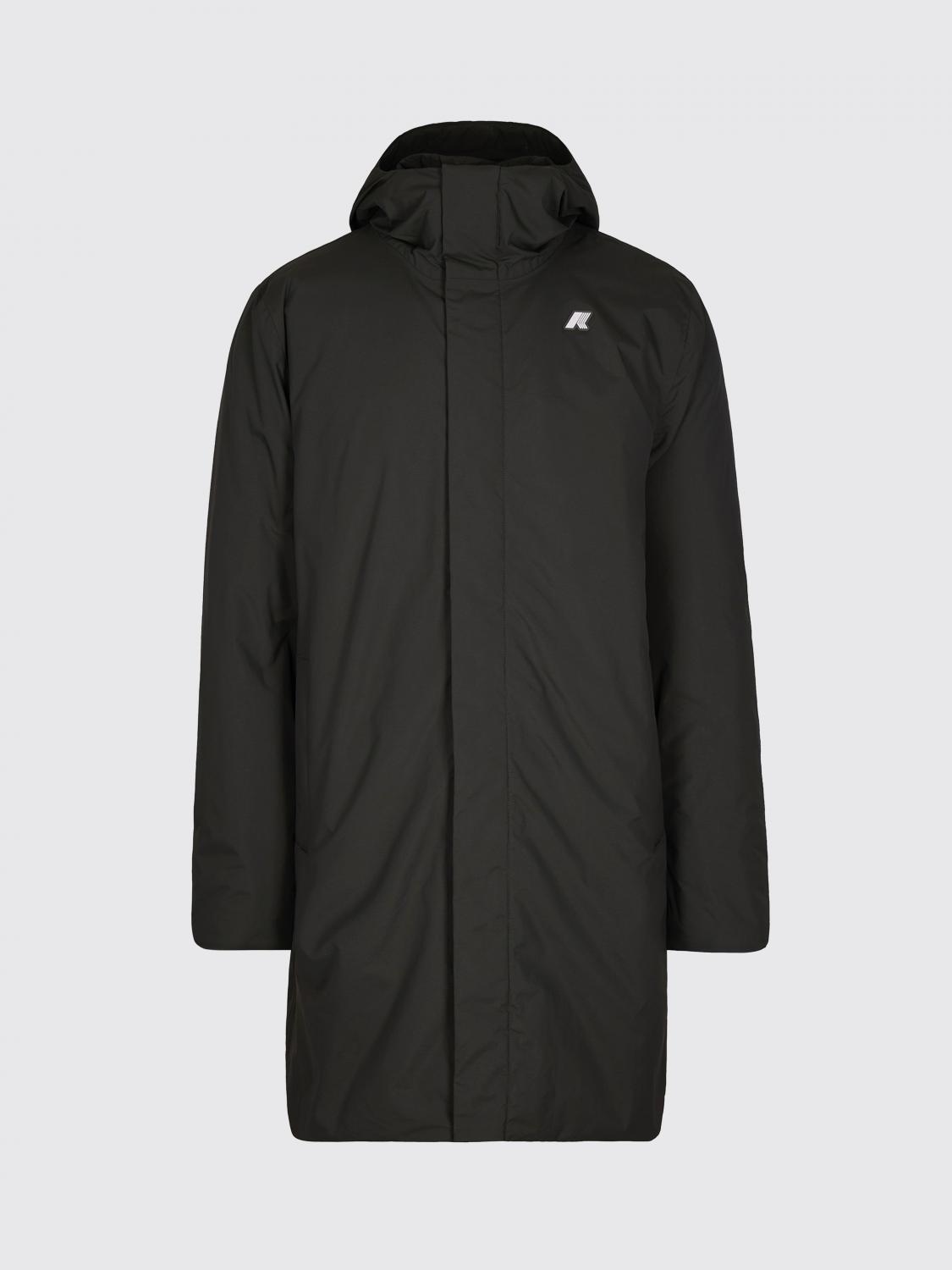 K-Way Herren Grün Coat Men Color