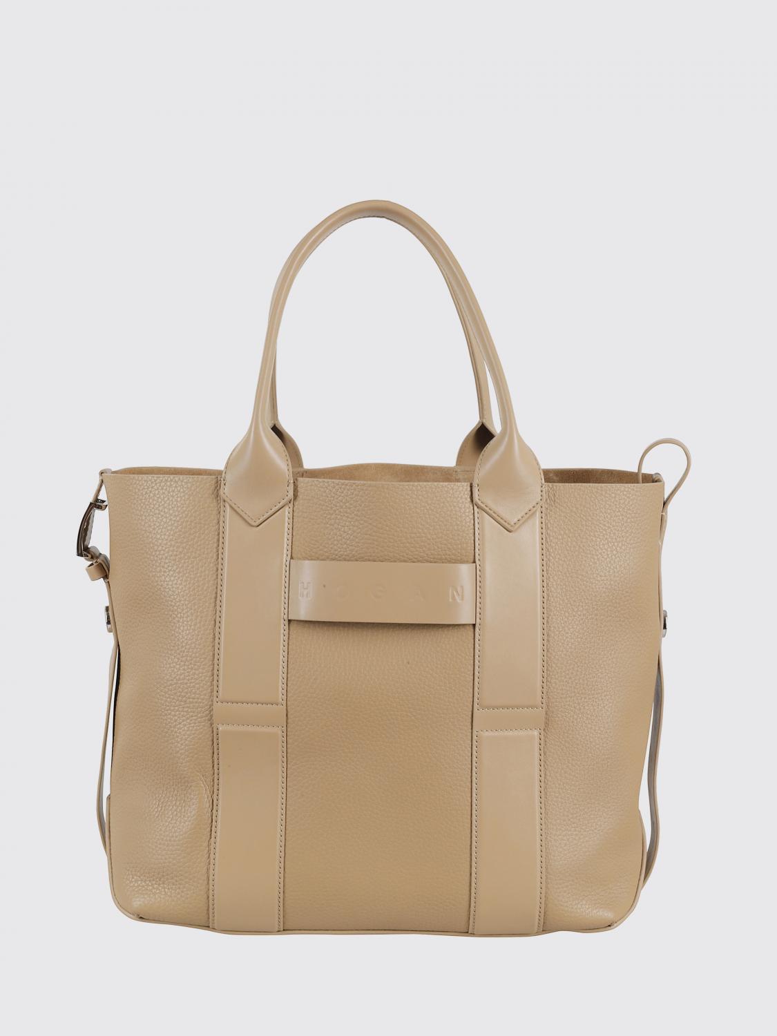 Hogan Tote Bag  Woman Color Biscuit In Brown