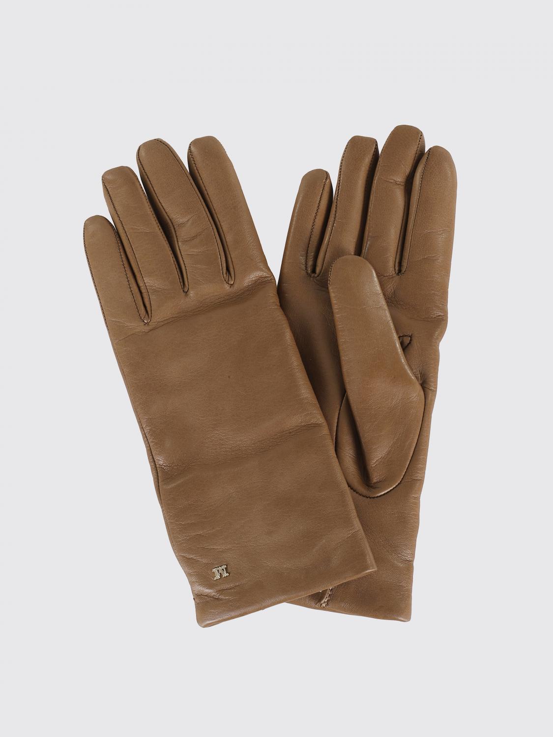 Max Mara Gloves Woman In Gray
