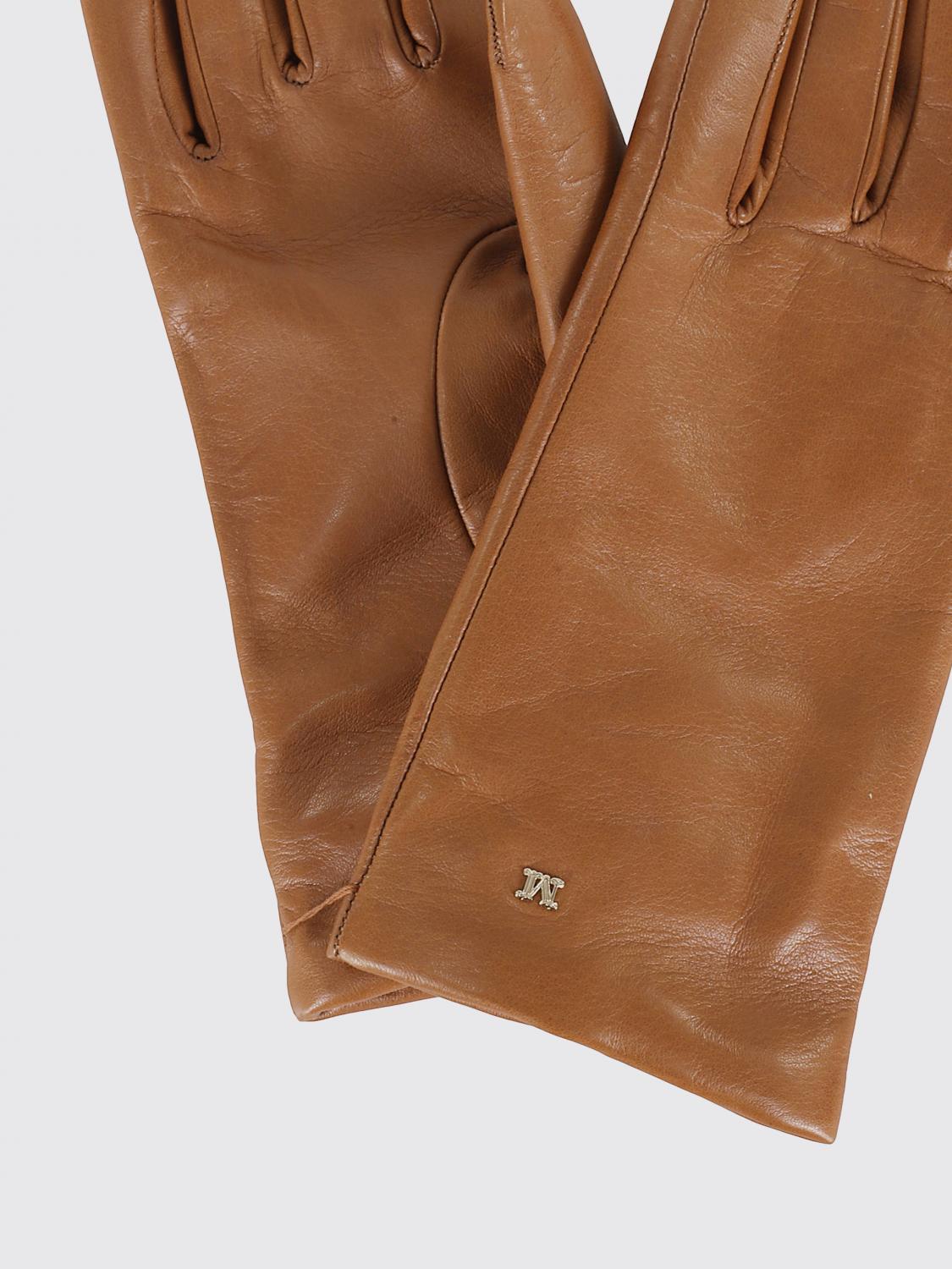 Max Mara Gloves Woman In Sand