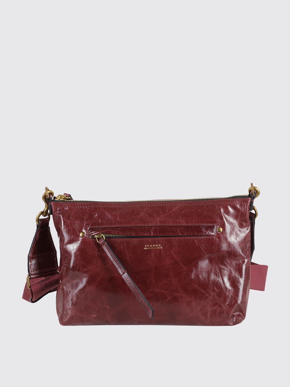 Isabel Marant Shoulder Bag Woman Color Burgundy In Burgundy