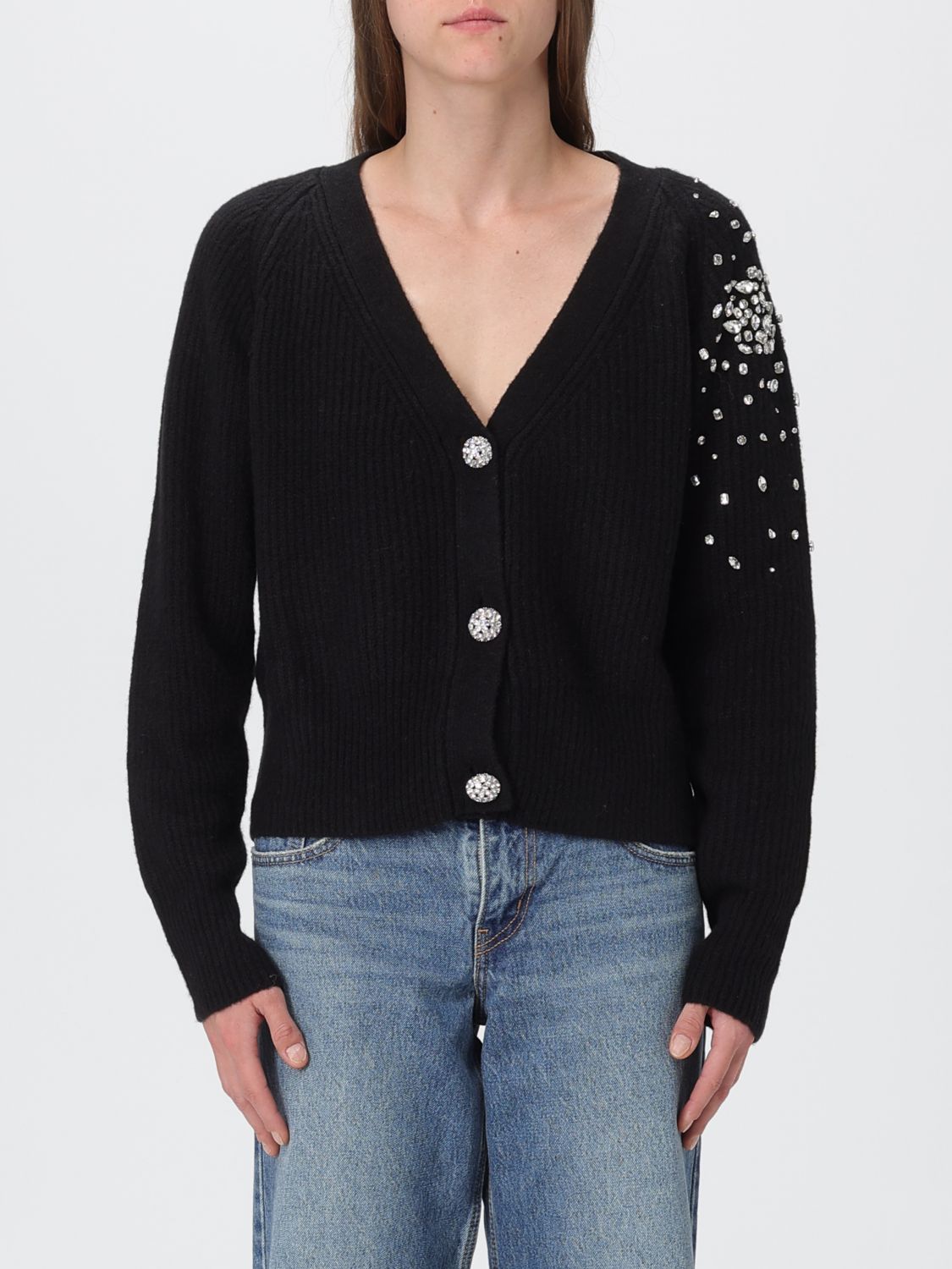 Liu •jo Cardigan Liu Jo Woman Color Black In Black