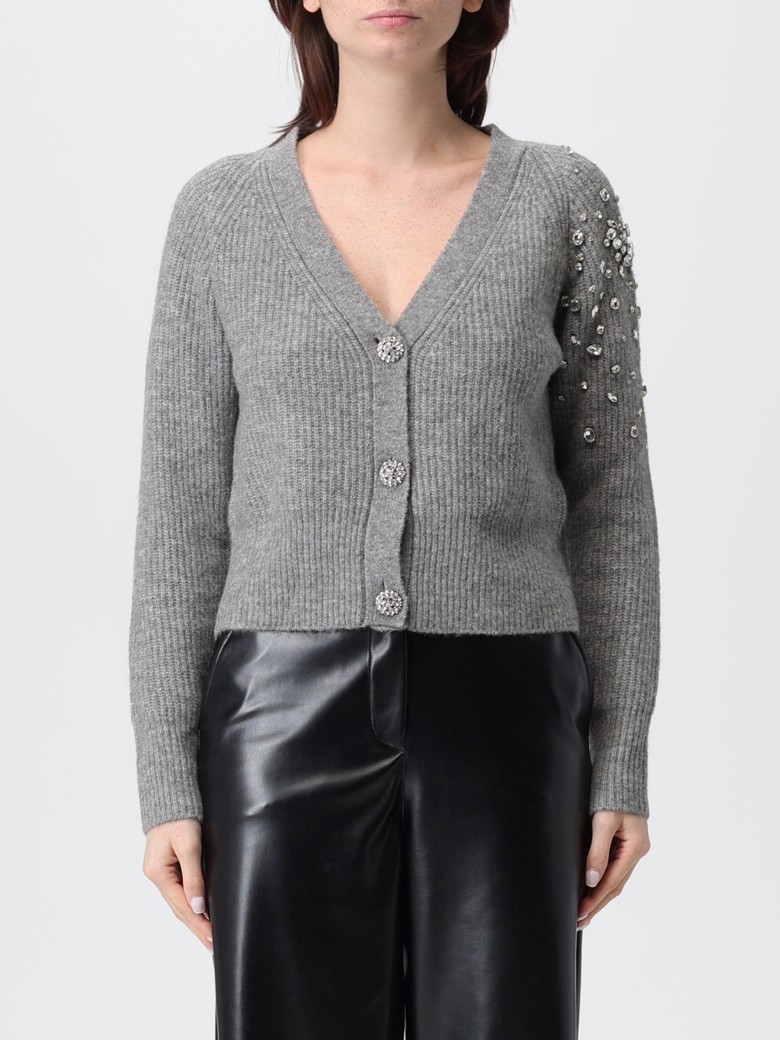 Liu •jo Cardigan Liu Jo Woman Color Grey In Gray