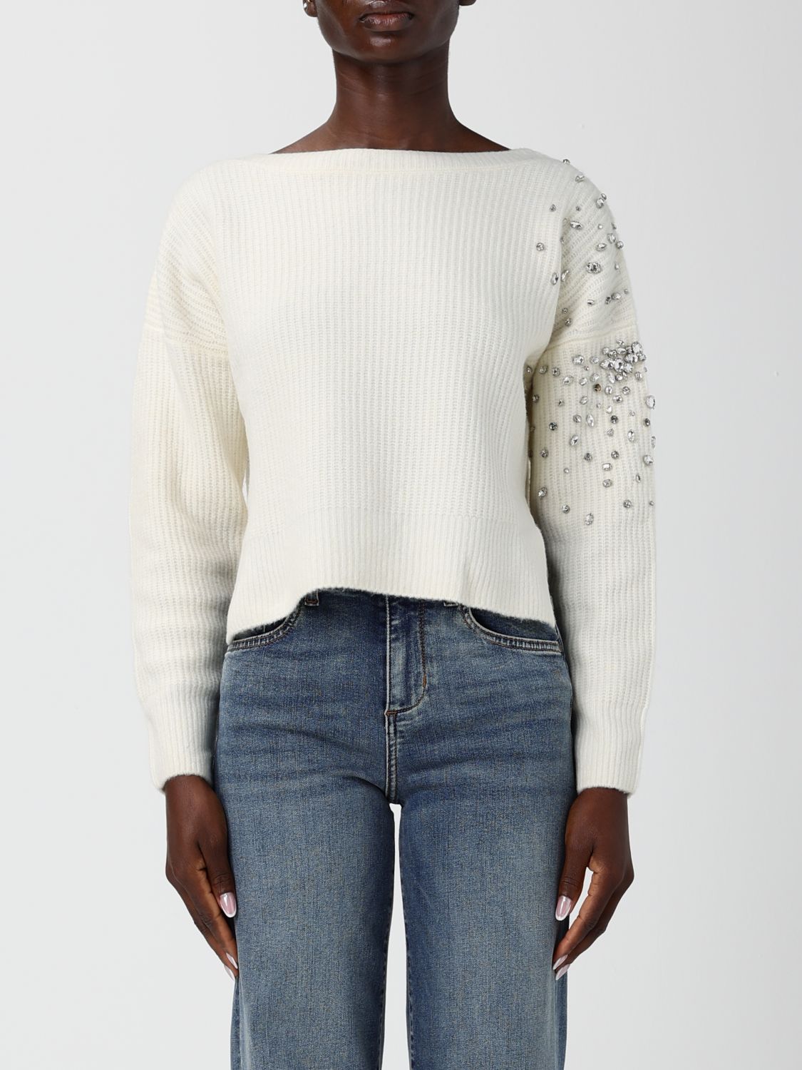 Liu •jo Sweater Liu Jo Woman Color White In White