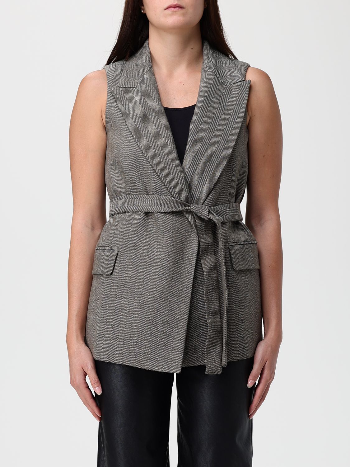 Liu •jo Jacket Liu Jo Woman Color Grey In Multi