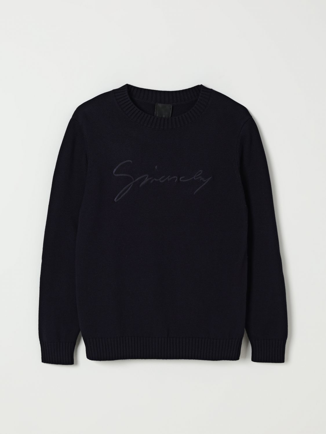 Givenchy Sweater Kids Color Marine In Black