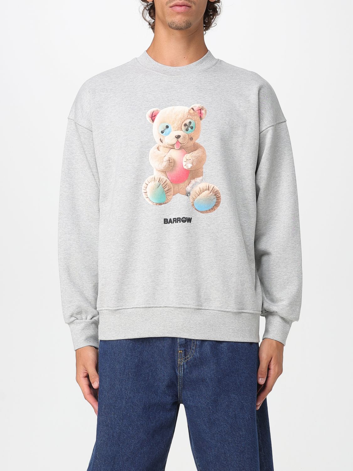 Barrow Sweater  Men Color Grey In Gray