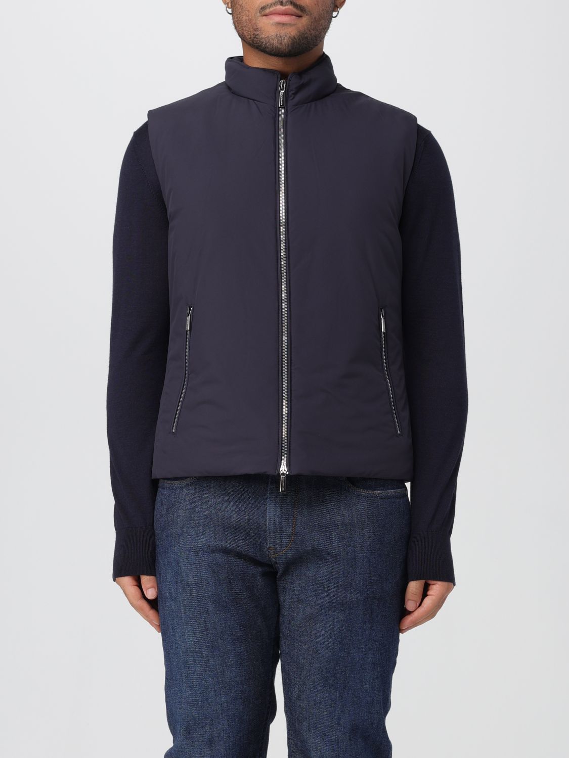 Moorer Coat Men Color Blue In Blue