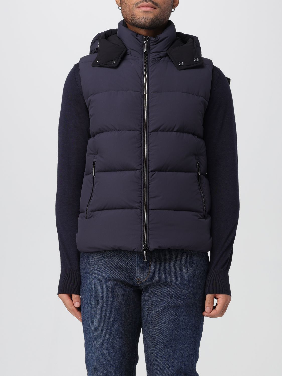 Moorer Coat  Men Color Blue In Blue