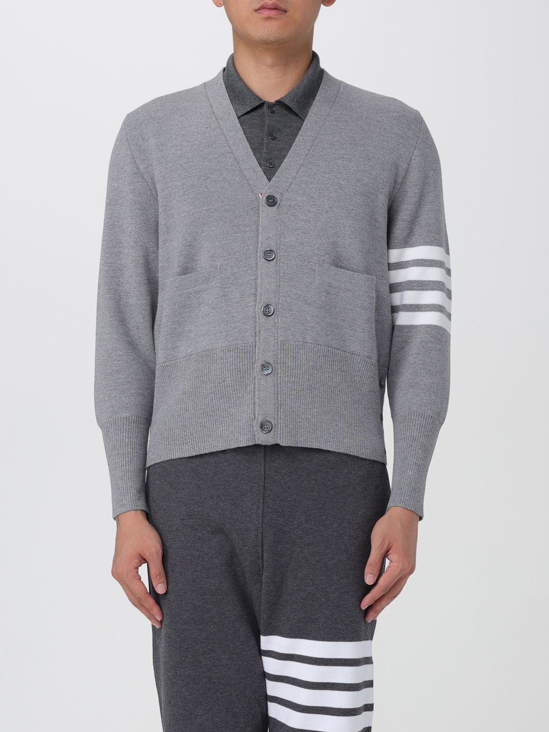 Thom Browne Sweater Men Color Grey In Gray