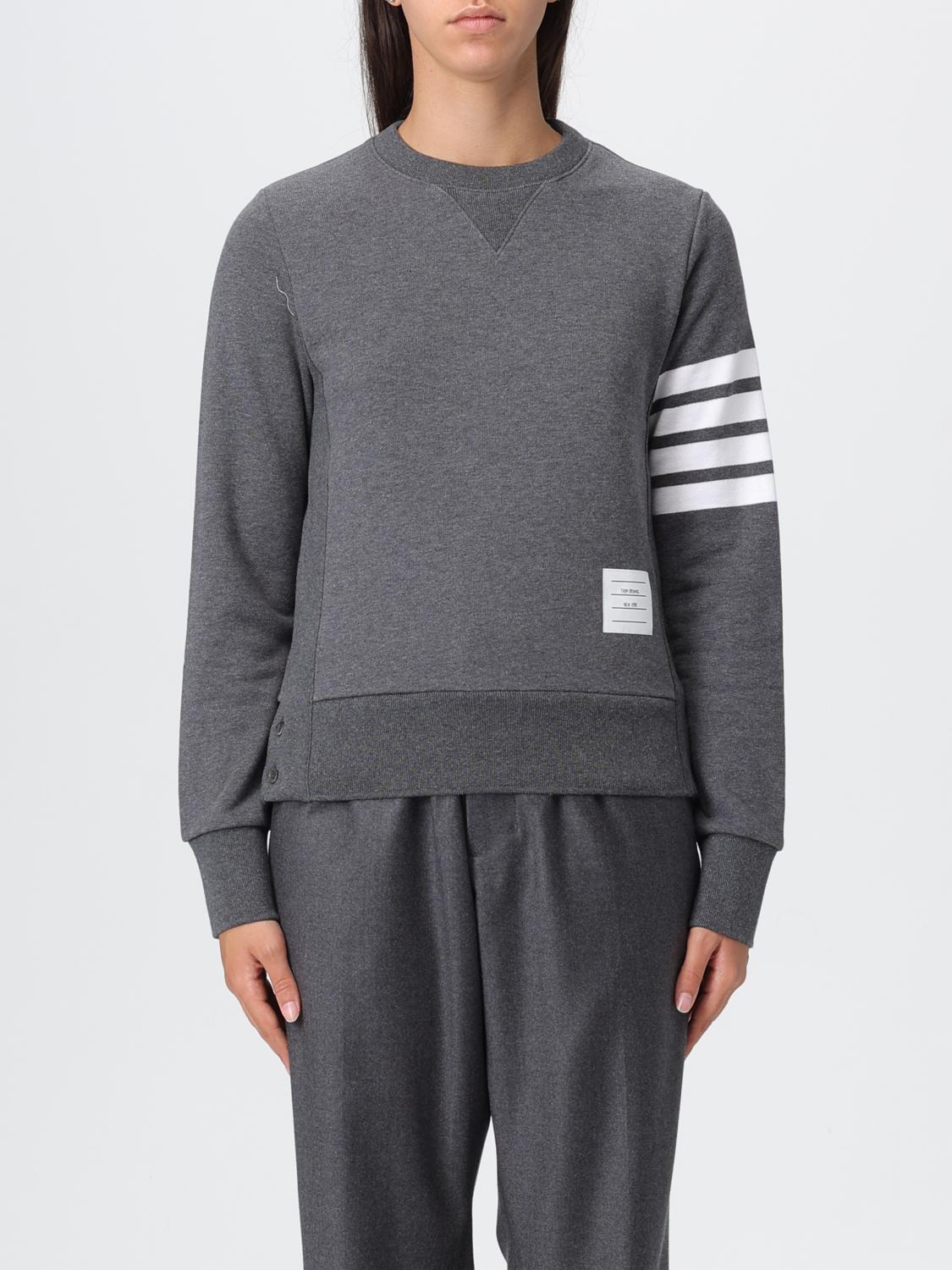 Thom Browne Crewneck Sweatshirt In Gray