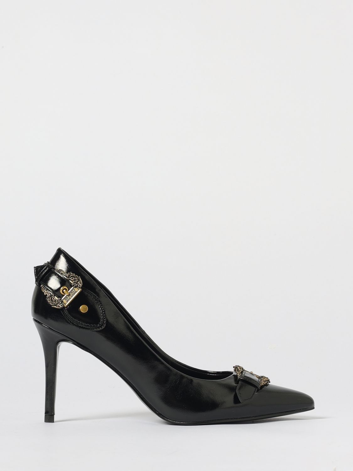 Versace Jeans Couture High Heel Shoes  Woman Color Black In Black