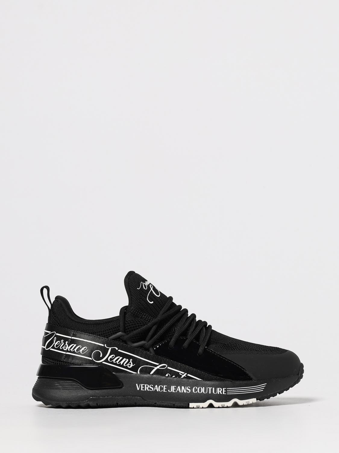 VERSACE JEANS COUTURE Sneakers Woman color Black　VERSACE JEANS COUTURE スニーカー ウィメンズ カラー ブラック VERSACE