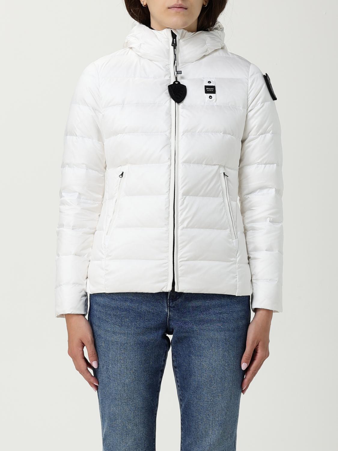 Blauer Piumino Sfiancato Charme Bianco In White