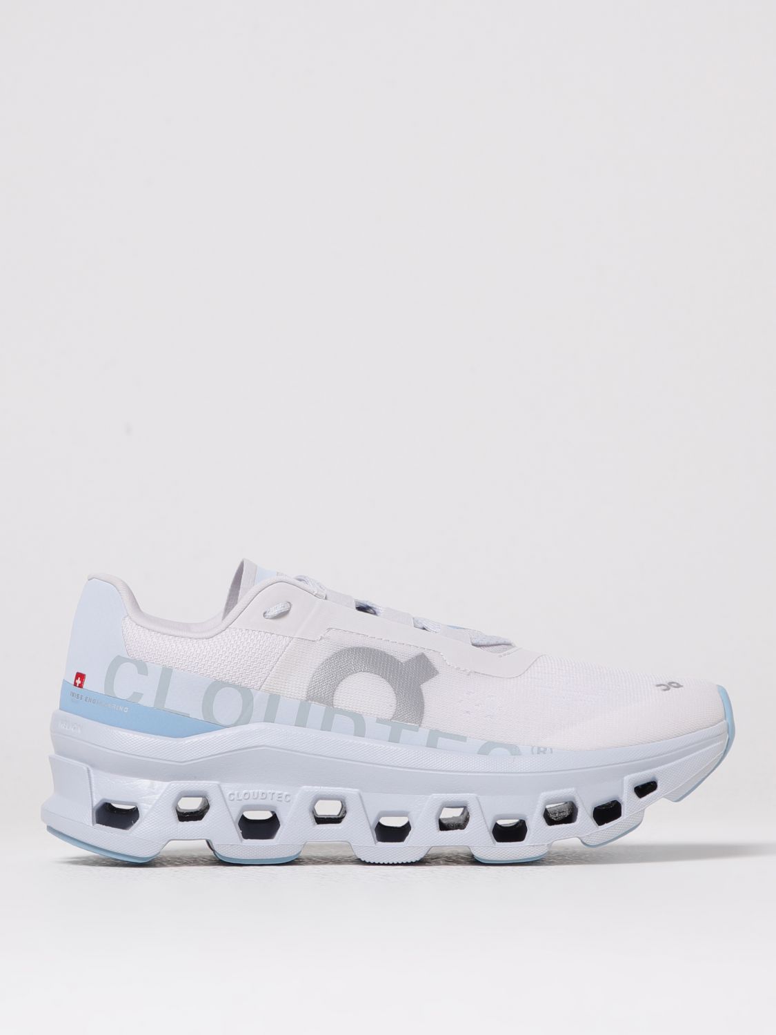 On Running Light Blue Cloudmonster Sneakers In Gray