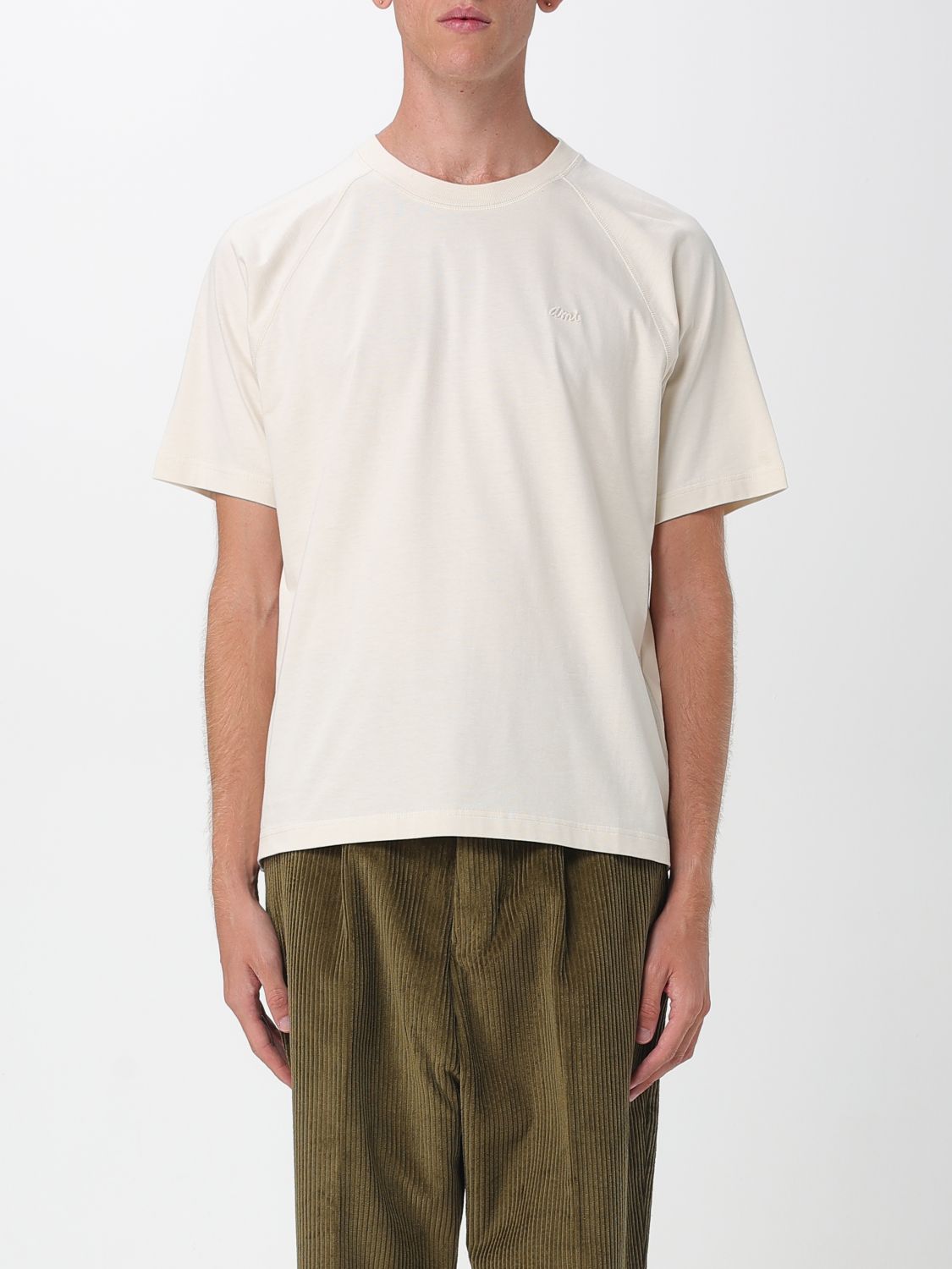 Ami Alexandre Mattiussi T-shirt Ami Paris Men Color White In White