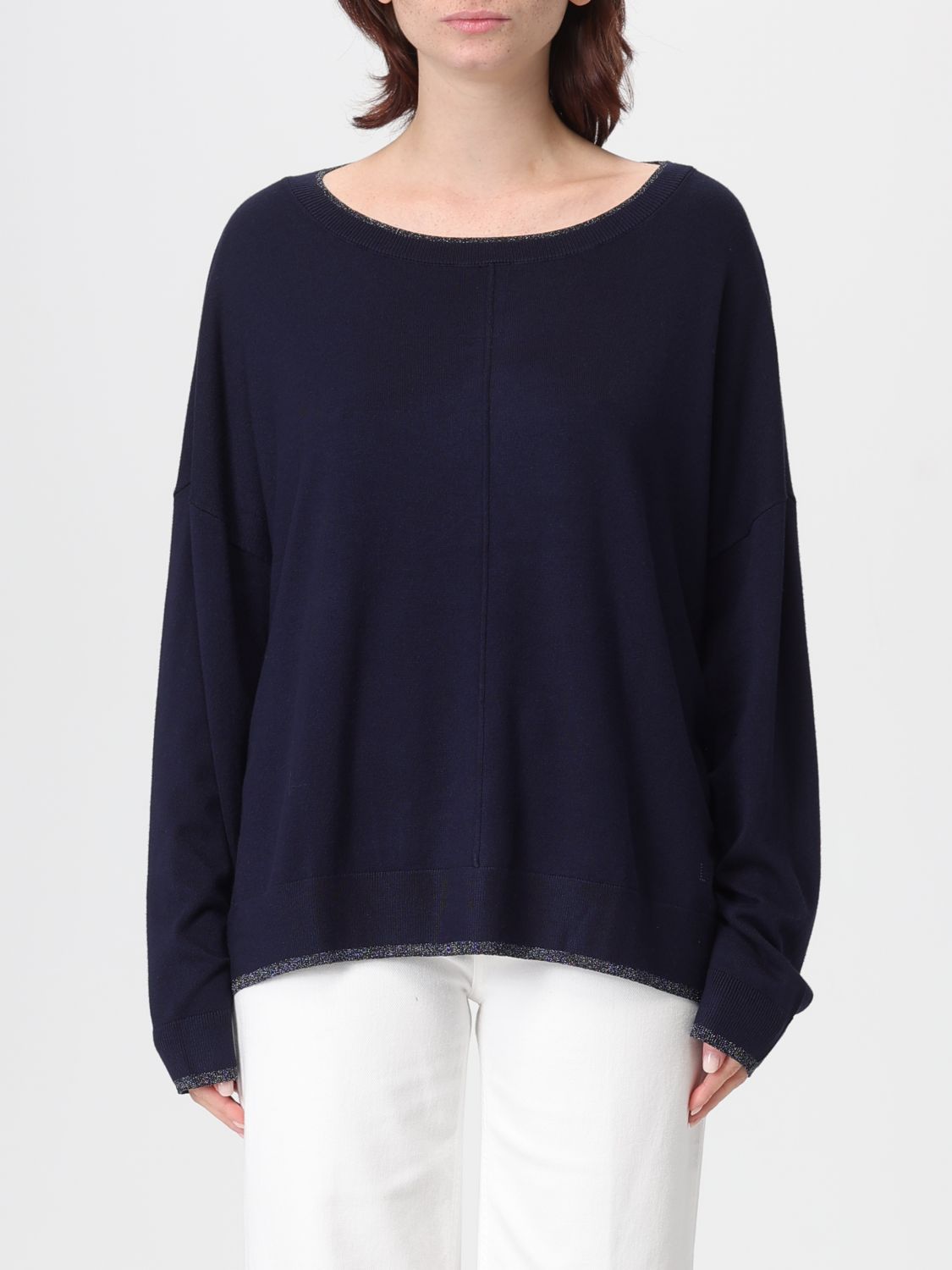 Liu •jo Sweater Liu Jo Woman Color Blue In Blue