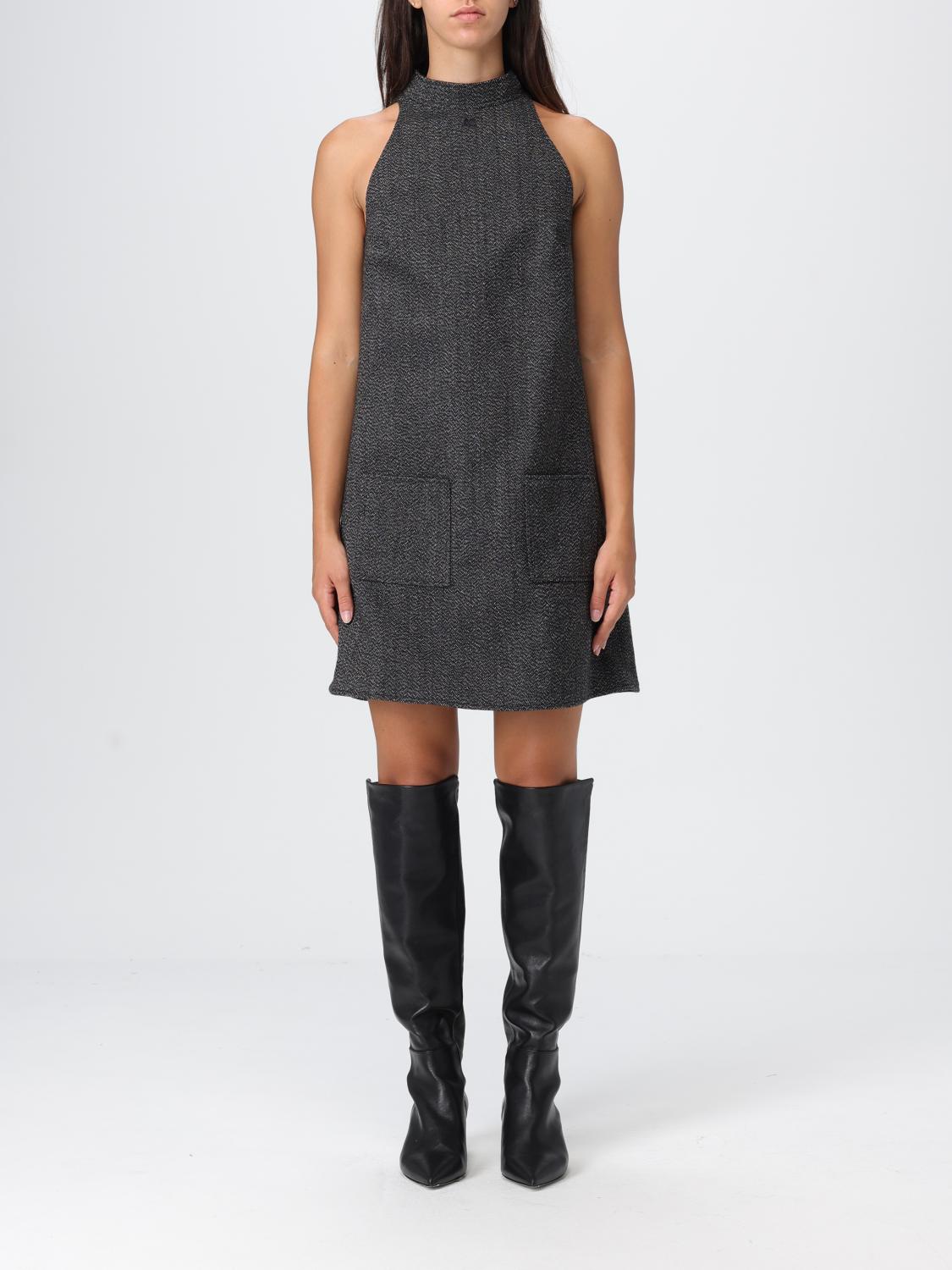 Courrèges Dress  Woman Color Black In Black