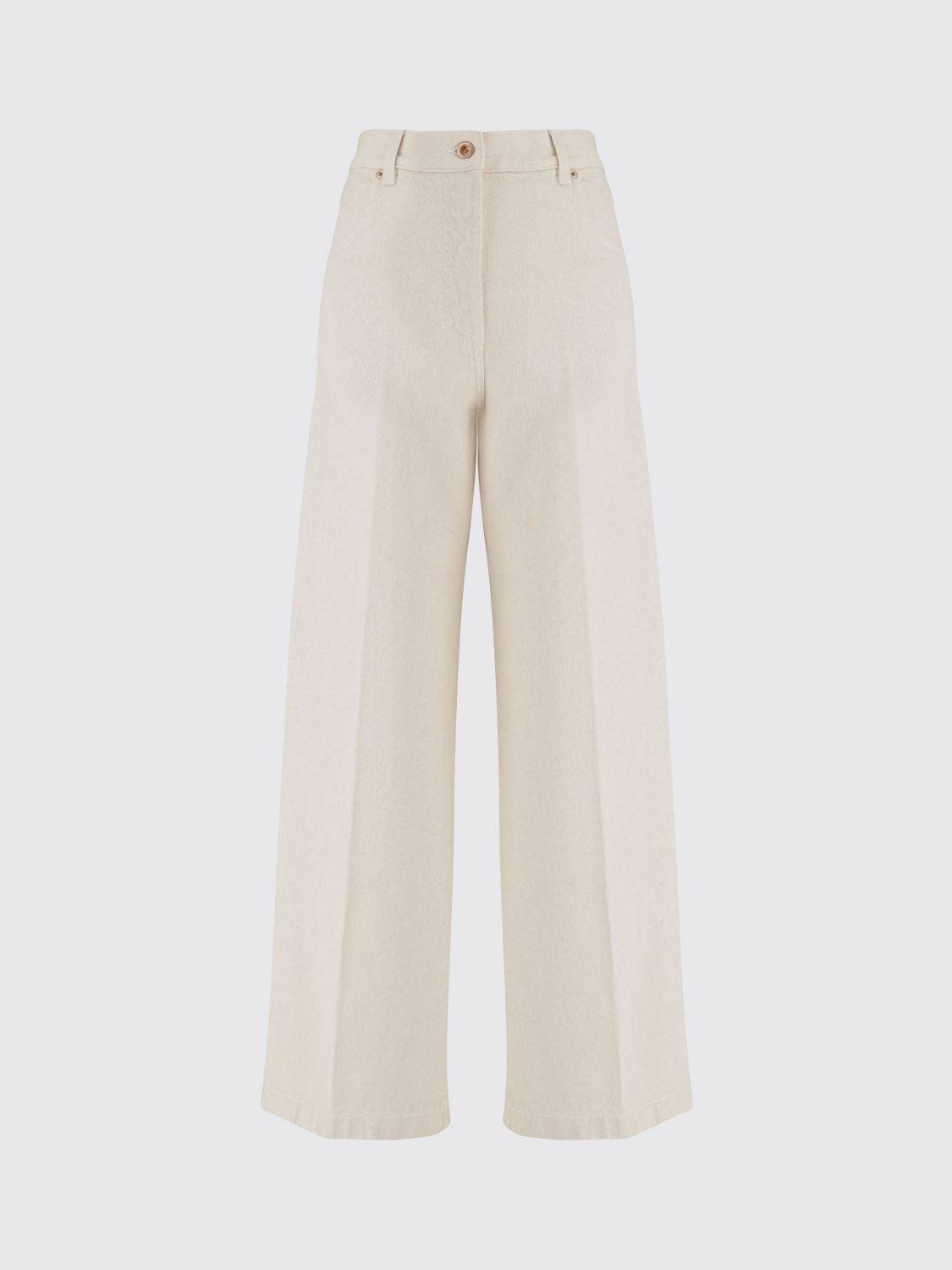 Aspesi Cotton Trousers In Neutral