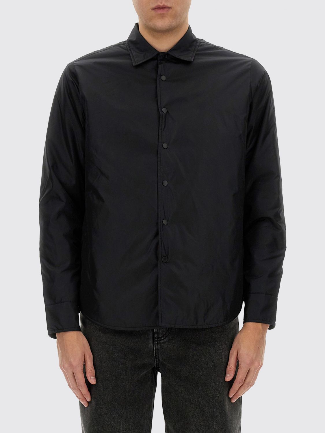 Aspesi Re-shirt Nylon Shirt Jacket In Black