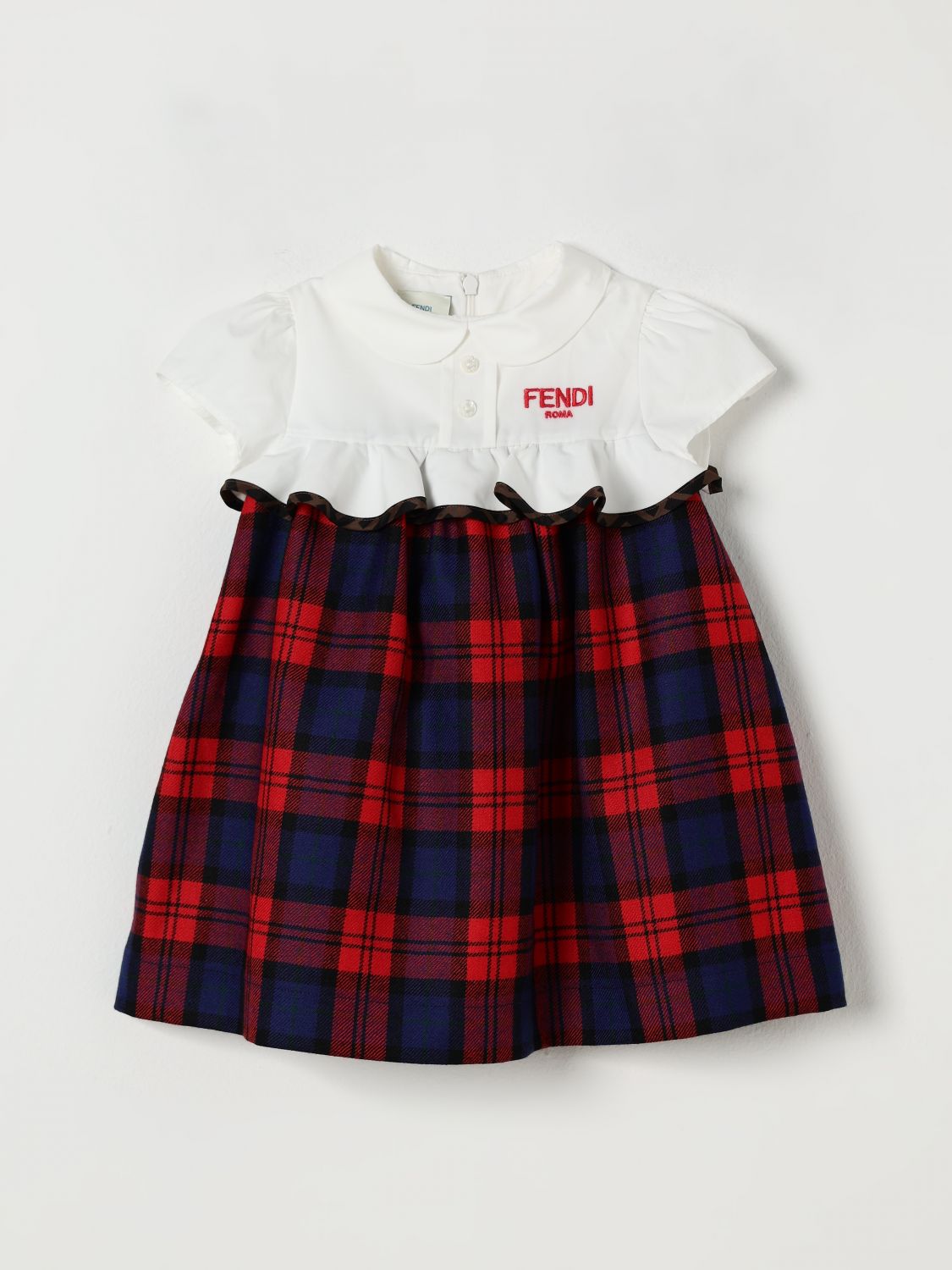 Fendi Babies' Romper  Kids Color Red