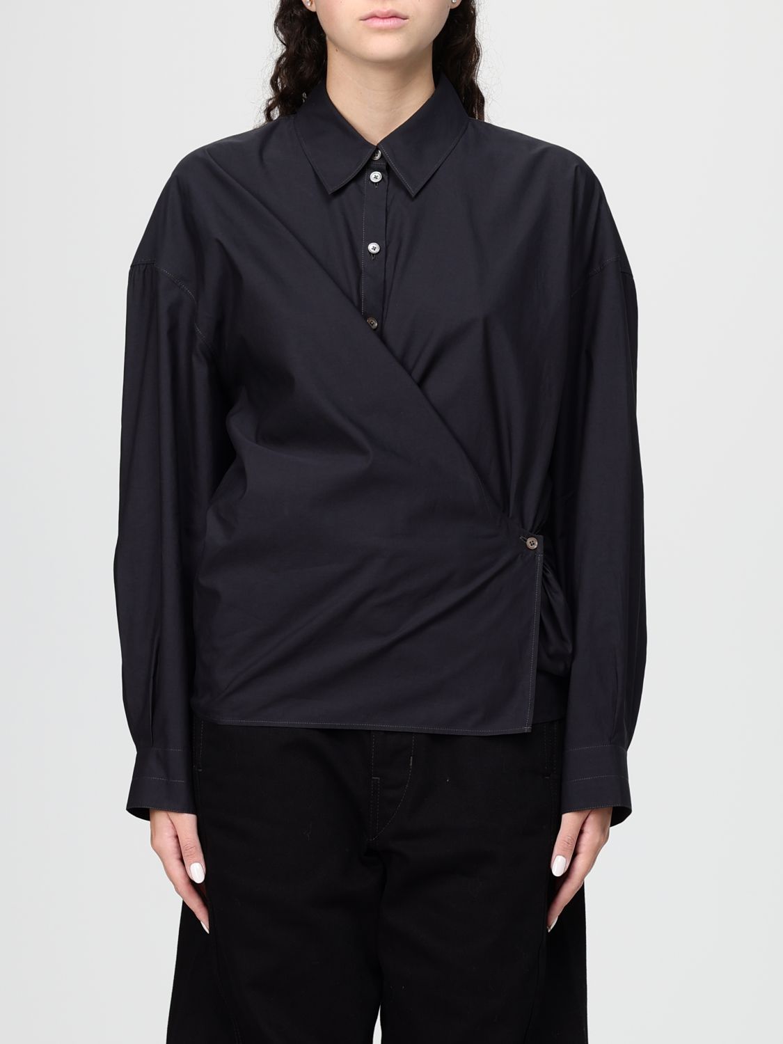 Lemaire Shirt  Woman Color Blue In Blue