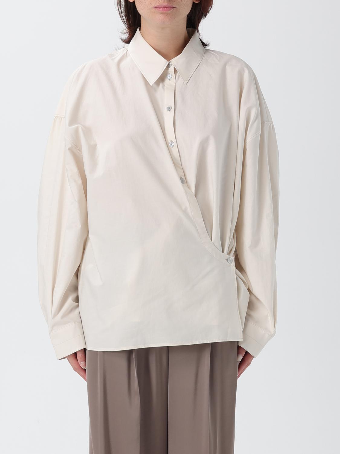 Lemaire Shirt  Woman Color Cream In Gray