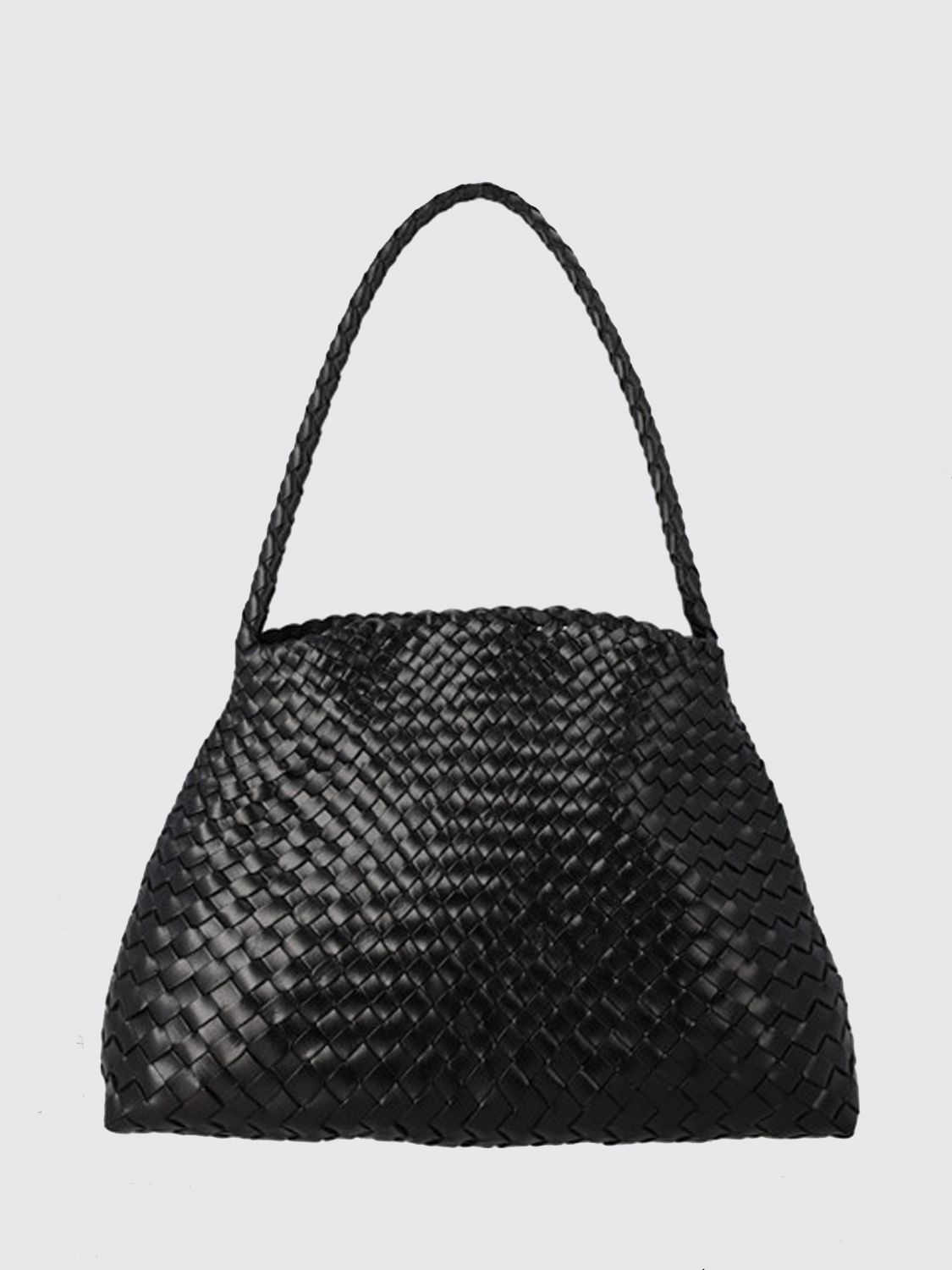 Dragon Diffusion Santa Maria Mini Hand Bag In Brown Leather In Black