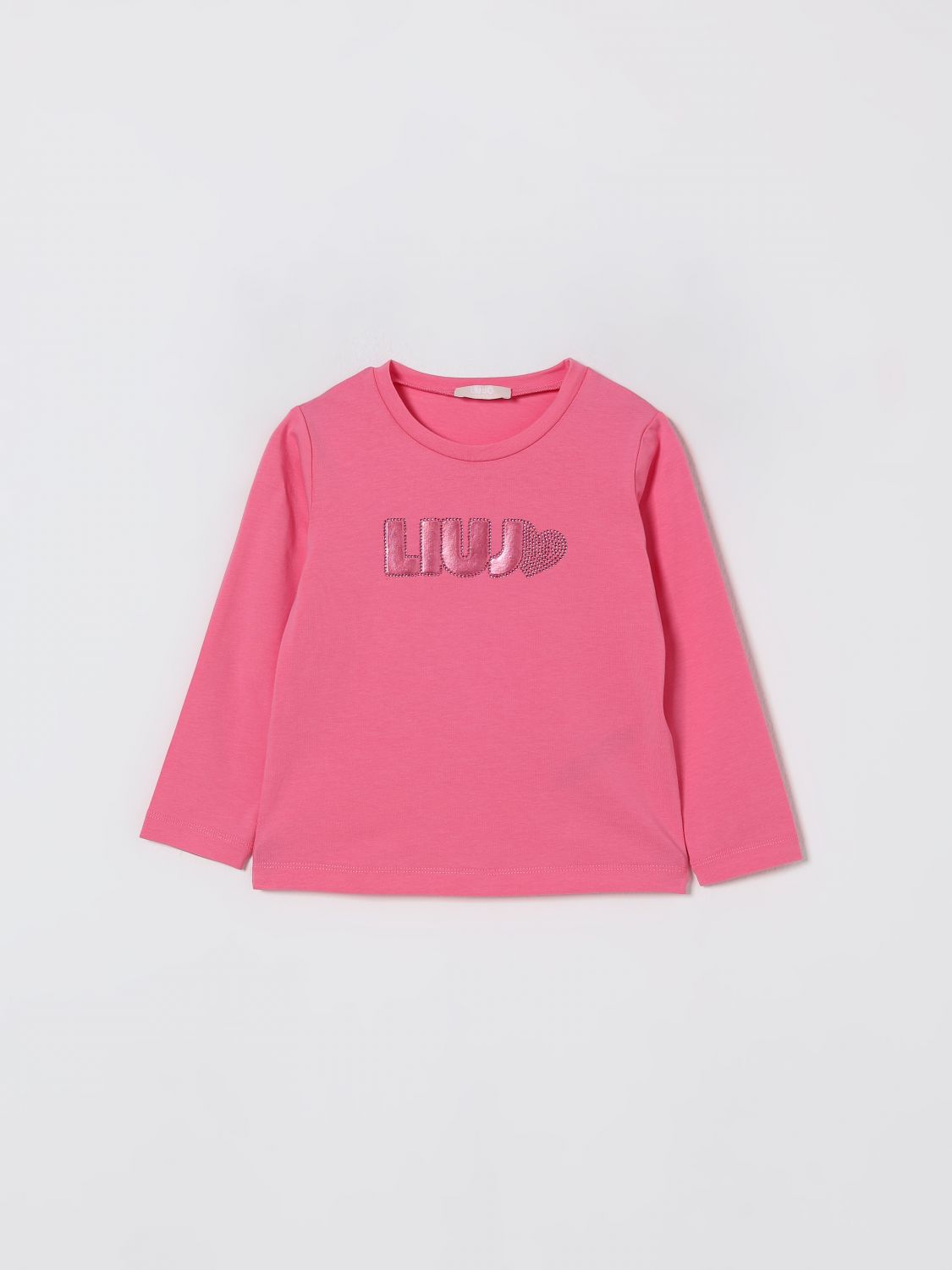 Liu •jo T-shirt Liu Jo Kids Color Cyclamen In Pink